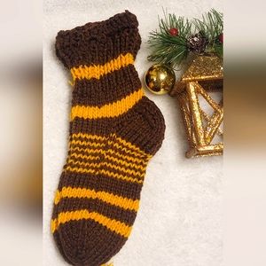 Handmade kids socks.